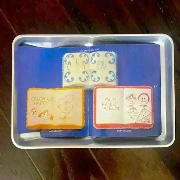 Wilton Book Cake Pan 1977 (Vintage) with instruction booklet - Picture 3 of 6